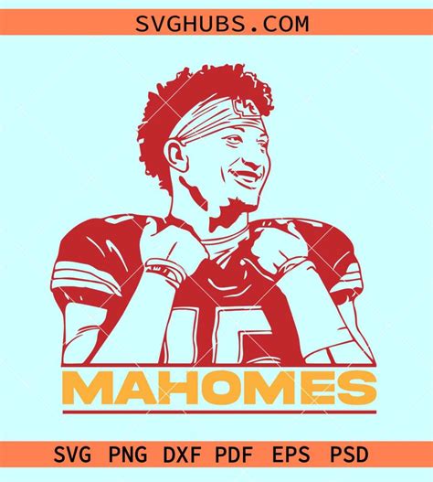 Patrick Mahomes Kansas City Svg Kansas City Chiefs Svg Patrick