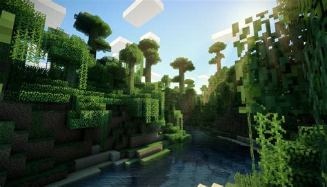 Desktop Hd Minecraft Shaders Wallpapers Wallpaper Cave