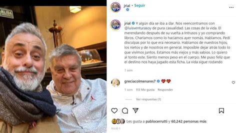 El Motivo Por El Que Luis Ventura Fulminó A Jorge Rial En Una Carta