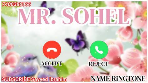 Sohel Please Pick Up The Phone New Mobile Ringtone Very Nice Ringtone