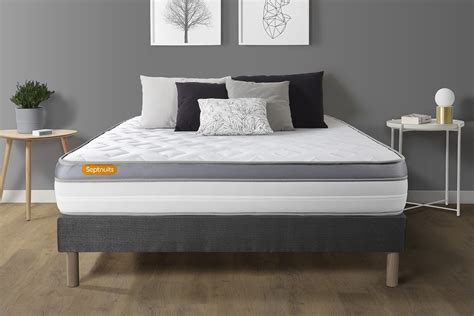 Ensemble matelas 160 x 200 cm Memo zen Mémoire de forme Ep 26 cm