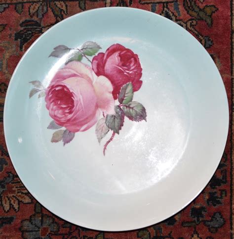 Zeh Scherzer Z S C Bavaria Double Handled Cake Platered And Pink Roses