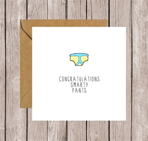 Congratulations Smarty Pants Card Simple