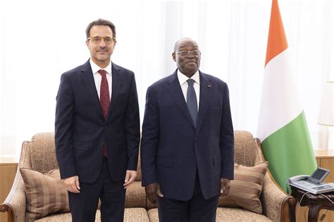 Côte d Ivoire l Ambassadeur de Suisse chez le vice président de la