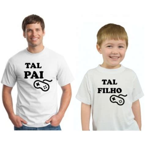 Kit Camiseta E Body Tal Pai Tal Filho Gamer Vovo Game Over Elo7