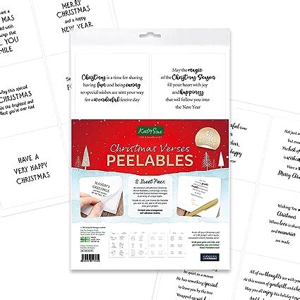 Amazon Kanban Crafts Christmas Verses Peelables By Katy Sue