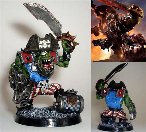 Bluddflagg Dawn Of War Freebooter Orks Pirate Warboss Kaptin