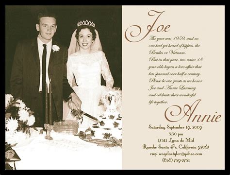 45 Famous 60th Wedding Anniversary Invitations Free Templates