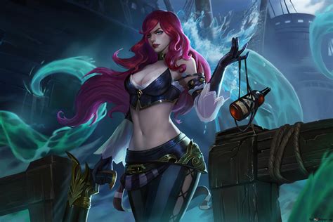 Pirate Miss Fortune League Of Legends Lol 4k Wallpaper Download