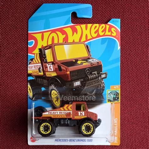 Jual Hotwheels Mercedes Benz Unimog Original Mattel Sni