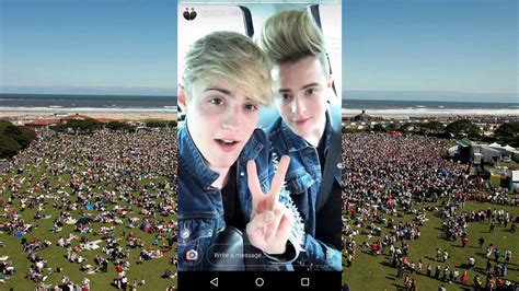 NEWCASTLE INSTAGRAM STORY Jedward - YouTube