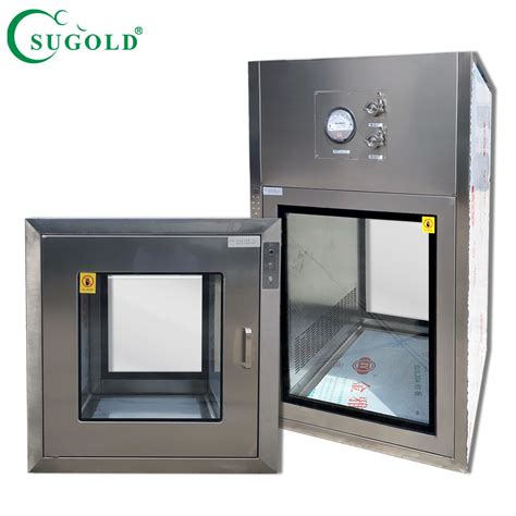 Factory Direct Sales Stainless Steel Clean Room Static 304 Interlock Pass Box China Pass Box