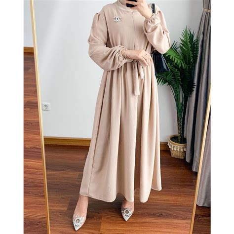 Liana Midi Airflow Dress Basic Polos Shopee Singapore