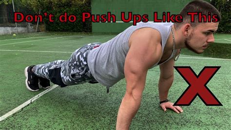 Most Common Push Ups Mistakes Youtube