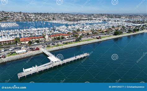 Shelter Island at San Diego in California United States. Stock Image ...