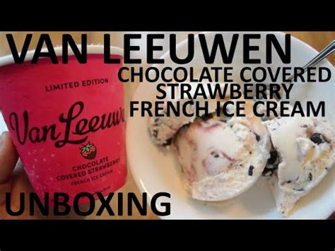 Unboxing Van Leeuwen Chocolate Covered Strawberry Limited Edition