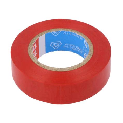 TESA Isolatie Tape 15mm Breed 10 Meter Rood