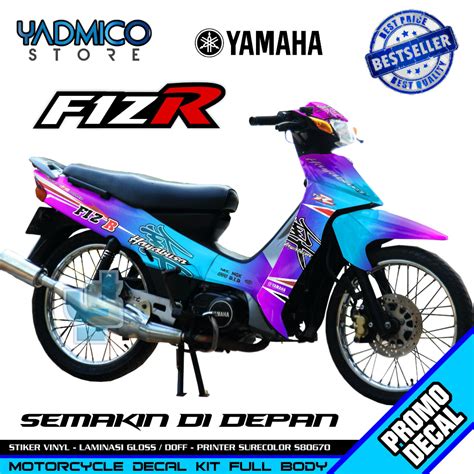 Jual Decal F1Z R Full Body Stiker Motor FIZ R Full Body Dekal F1ZR