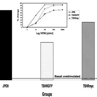 Camp Responses Of Tagged And Untagged Tsh Receptors The Camp Responses