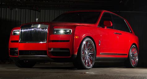 Roses Are Red, And So Is This Slightly Gauche Rolls-Royce Cullinan ...