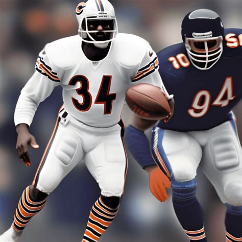 Chicago Bears Walter Payton Photo · Creative Fabrica