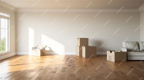 Premium AI Image | Empty Living Room With Minimalist Tendencies ...