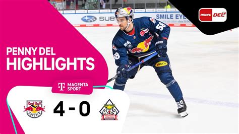 Ehc Red Bull M Nchen Pinguins Bremerhaven Highlights Penny Del