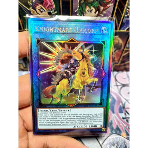 KW2 Yugioh EN Thẻ bài Knightmare Unicorn alternate art RA01