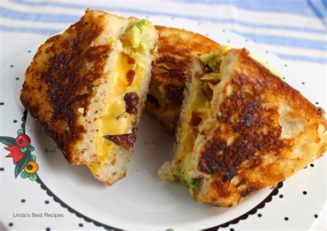 Bacon Avocado Grilled Cheese Sandwich Lindas Best Recipes