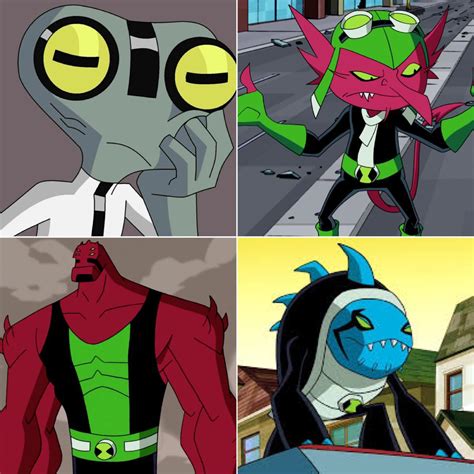 Which Ben 10 aliens do you think probably qualify as mammals? I’m gonna say these 4 : r/Ben10