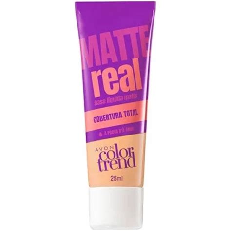 Base Matte Real Color Trend Avon Shopee Brasil