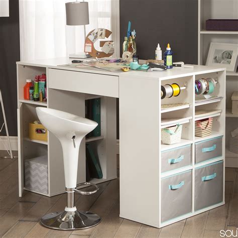 Crafts Table With Storage Decoomo