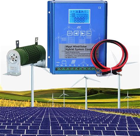 Wind Solar Hybrid Charge Controller 5000w Wind Solar Panel 12v 24v 48v Off Grid