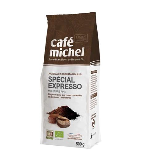 Café expresso moulu BIO Café Michel 500 g La Belle Vie Courses