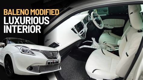 Baleno Modified Luxurious Interior Exclusive White Interior