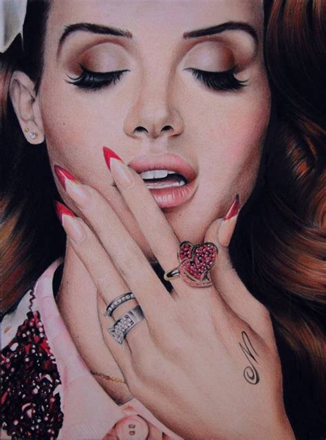 35 Mind Blowing Colored Drawings Cuded Lana Del Ray Pencil Drawing Tutorials Color Pencil