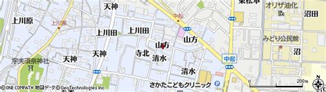 愛知県一宮市木曽川町里小牧山方の地図 住所一覧検索｜地図マピオン