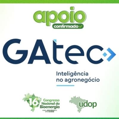 GAtec renova apoio cultural para o 16º Congresso Nacional de Bioenergia