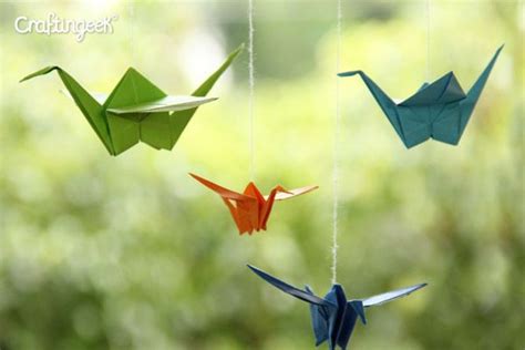 Craftingeek Hazlo Tu Mismo M S F Cil Grullas Origami El Arte De