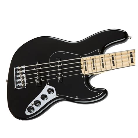 Disc Fender American Elite Jazz Bass V Mn Black Gear4music