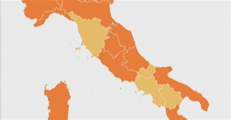 Coronavirus 14 Regioni In Zona Arancione Entrano Lombardia E Sardegna