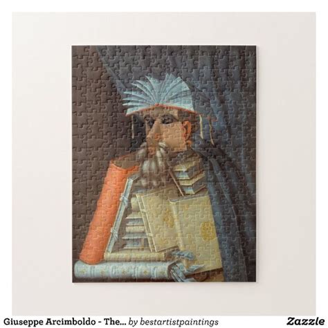 Puzzle Giuseppe Arcimboldo Le bibliothécaire Zazzle fr