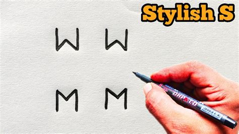 How To Draw Stylish S Step By Step Easy Drawing Letter S Youtube