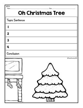 Paragraph Puzzle - December: Oh Christmas Tree by The Imagination Nook