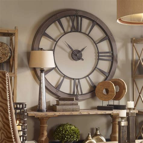 Large Metal Wall Clock | Foter