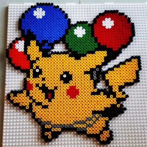 Pokemon Perler Beads Pikachu