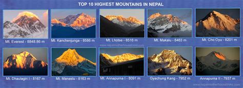 Highest Mountains In Nepal Above 8000 Meters Trekking