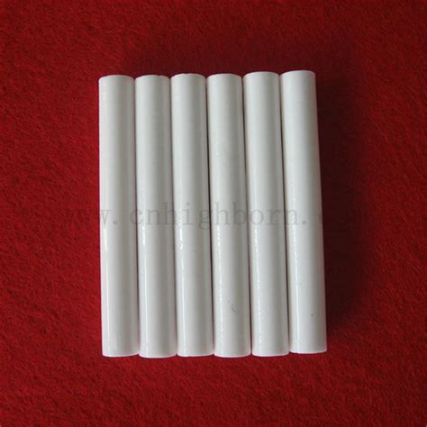 Customized Alumina Electrode Tube Glazed Al O Ceramic Igniter Pipe