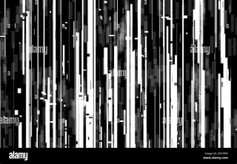 Black and white tv screen lines static noise Black and White Stock ...