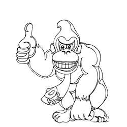 Dibujos De Donkey Kong Para Colorear Y Pintar